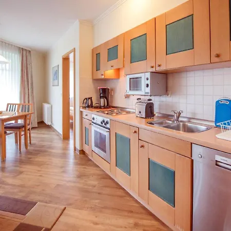 Апартаменты Duenenpark - Komfort Mit 1 Schlafzimmer Und Balkon Im Obergeschoss 067 Остзебад Бинц